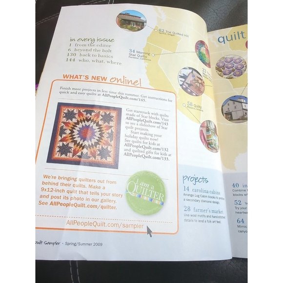 BHG magazine 2009 Spring Summer 10 All New Projects Shop Hop Top 10 Stores - Picture 2 of 4